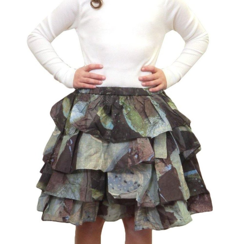JNBY Print Ruffle Layers Skirt